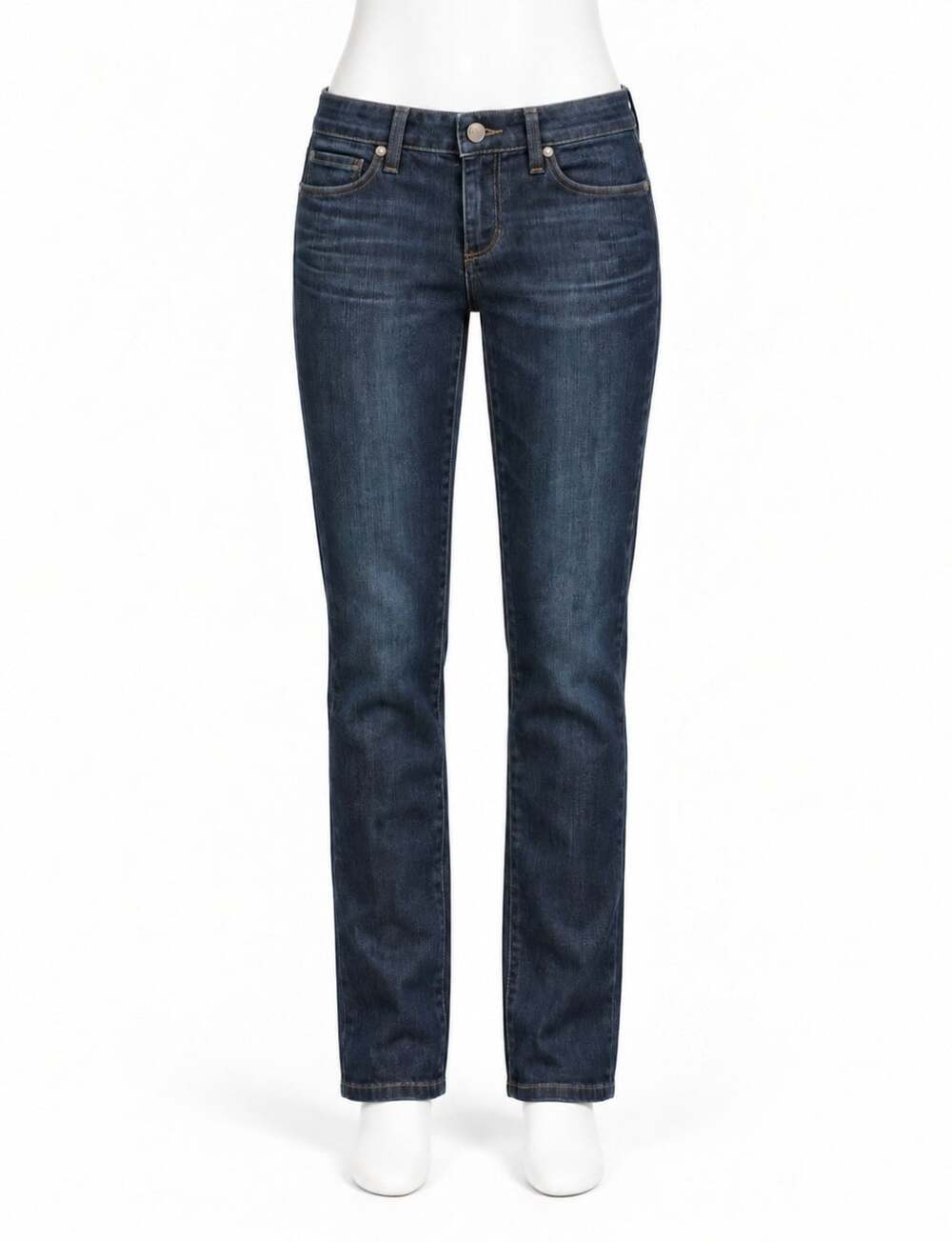 PAIGE Skyline Skinny Jenna Jeans Womens Low Rise Dark Wash Stretch USA Size 27
